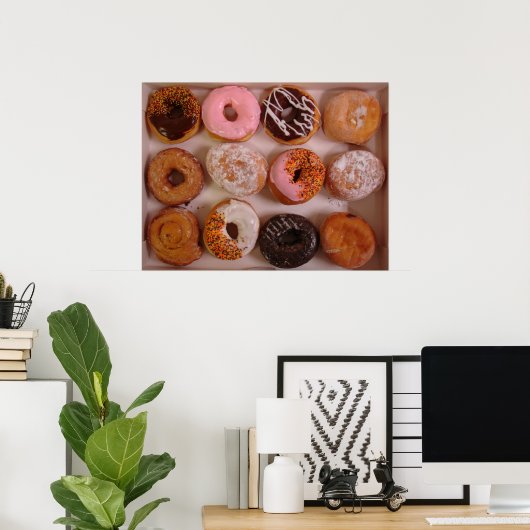 Donuts Poster (Thuiskantoor)