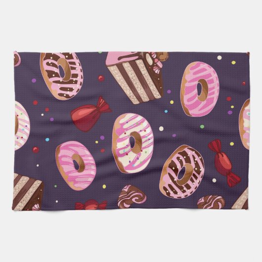 Donuts Print Theedoek (Horizontaal)