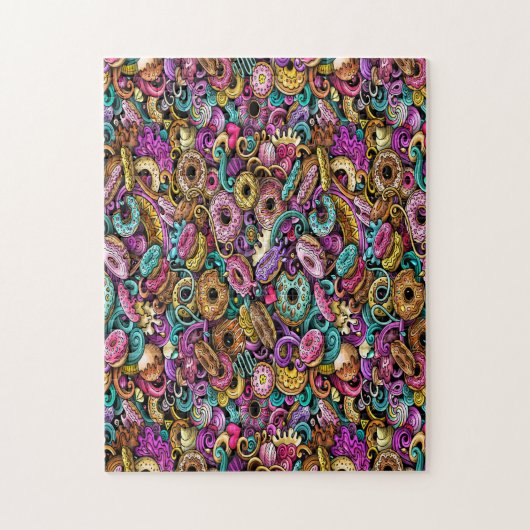 Donuts Puzzle Legpuzzel (Verticaal)