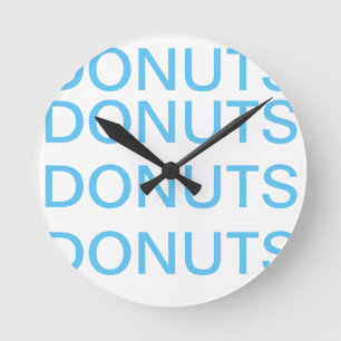 donuts ronde klok