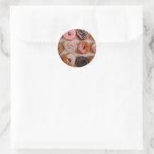 DONUTS! RONDE STICKER (Tas)