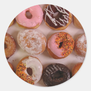 DONUTS! RONDE STICKER