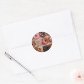 DONUTS! RONDE STICKER (Envelop)