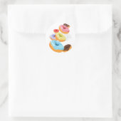 Donuts Ronde Sticker (Tas)