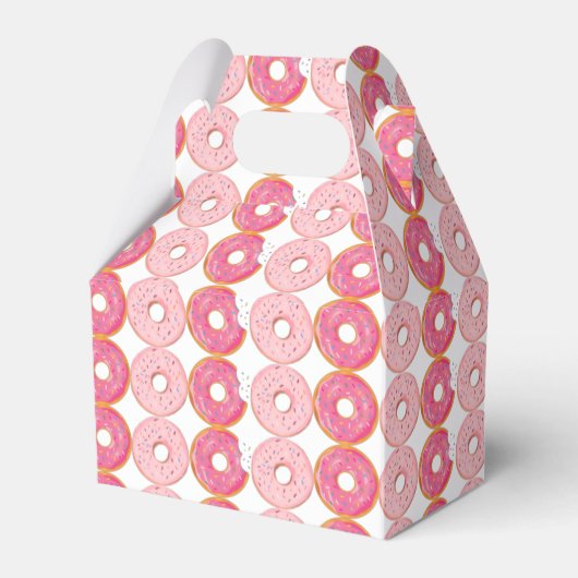Donuts Rose Bedankdoosjes (Voorkant Zijde)
