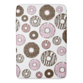 Donuts, roze donuts, bruine donuts badmat (Voorkant Verticaal)