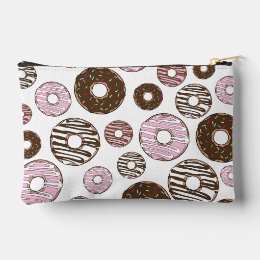 Donuts, roze donuts, bruine donuts etui (Achterkant)