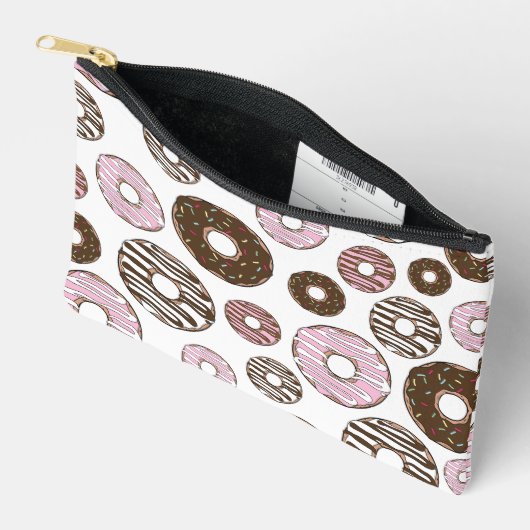 Donuts, roze donuts, bruine donuts etui (Open)