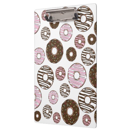 Donuts, roze donuts, bruine donuts klembord (Links)