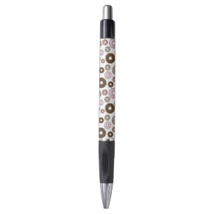 Donuts, roze donuts, bruine donuts pen
