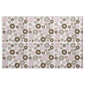 Donuts, roze donuts, bruine donuts stof (Fat Quarter)
