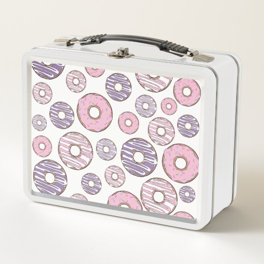 Donuts, roze donuts, Paarse donuts (Voorkant)