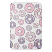 Donuts, roze donuts, Paarse donuts Badmat (Voorkant Verticaal)