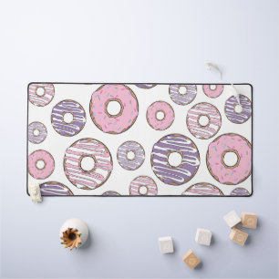 Donuts, roze donuts, Paarse donuts Bureaumat