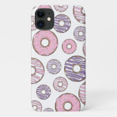 Donuts, roze donuts, Paarse donuts Case-Mate iPhone Case (Achterkant)
