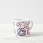 Donuts, roze donuts, Paarse donuts Espresso Kop (Voorkant rechts)