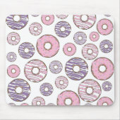 Donuts, roze donuts, Paarse donuts Muismat (Voorkant)