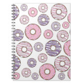 Donuts, roze donuts, Paarse donuts Notitieboek (Voorkant)