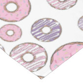 Donuts, roze donuts, Paarse donuts Tafelkleed (Gekanteld)