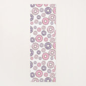 Donuts, roze donuts, Paarse donuts Yogamat (Achterkant)