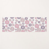 Donuts, roze donuts, Paarse donuts Yogamat (Voorkant (horizontaal))