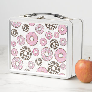 Donuts, roze donuts, witte donuts