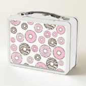 Donuts, roze donuts, witte donuts (Achterkant)