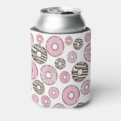 Donuts, roze donuts, witte donuts blikjeskoeler (Blikje Achterkant)