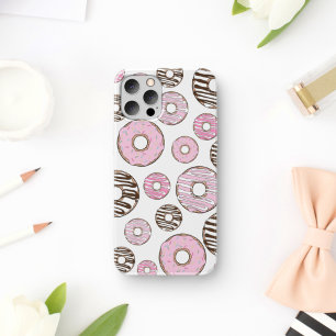 Donuts, roze donuts, witte donuts Case-Mate iPhone case