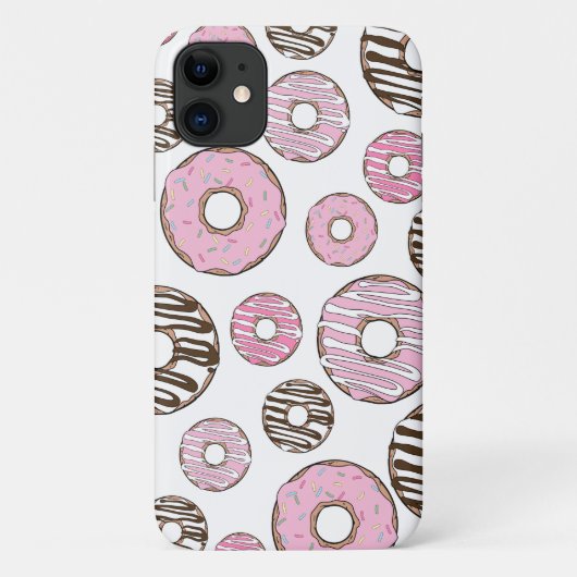 Donuts, roze donuts, witte donuts Case-Mate iPhone case (Achterkant)