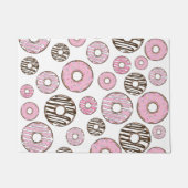 Donuts, roze donuts, witte donuts deurmat (Voorkant)