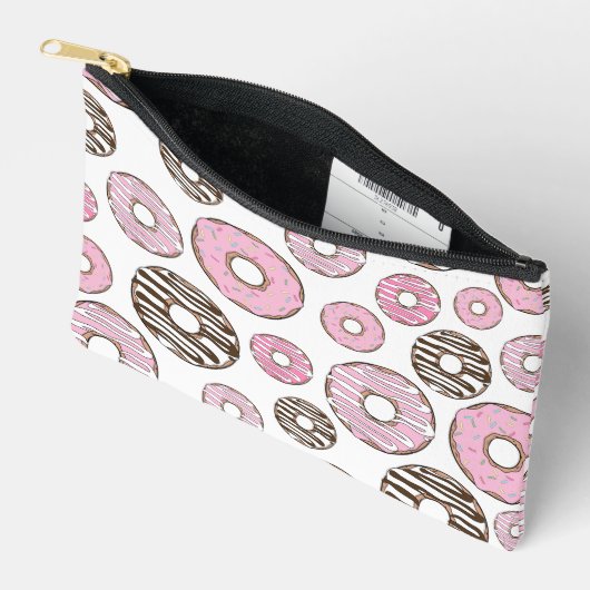 Donuts, roze donuts, witte donuts etui (Open)