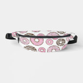 Donuts, roze donuts, witte donuts heuptasje (Voorkant)