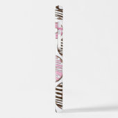 Donuts, roze donuts, witte donuts iPhone hoesje (Linkerkant)