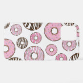 Donuts, roze donuts, witte donuts iPhone hoesje (Achterkant horizontaal)
