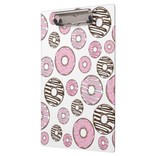 Donuts, roze donuts, witte donuts klembord (Links)