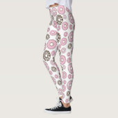 Donuts, roze donuts, witte donuts leggings (Links)
