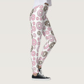 Donuts, roze donuts, witte donuts leggings (Rechts)