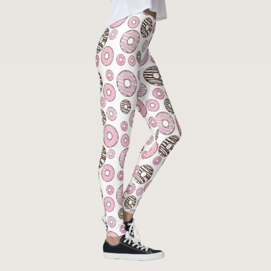 Donuts, roze donuts, witte donuts leggings (Rechts)