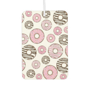 Donuts, roze donuts, witte donuts luchtverfrisser