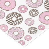 Donuts, roze donuts, witte donuts medium tafelloper (Hoek)