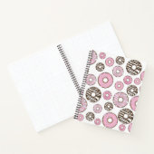 Donuts, roze donuts, witte donuts notitieboek (Binnen)