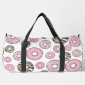 Donuts, roze donuts, witte donuts plunjezak (Voorkant)