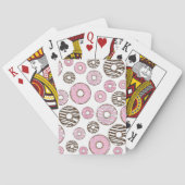 Donuts, roze donuts, witte donuts pokerkaarten (Achterkant)