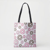 Donuts, roze donuts, witte donuts tote bag (Voorkant)