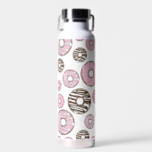 Donuts, roze donuts, witte donuts waterfles (Voorkant)