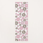 Donuts, roze donuts, witte donuts yogamat (Voorkant)
