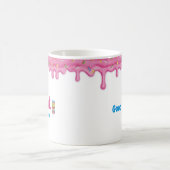 Donuts Roze Frosting Sprinkles Drip Coffee Mok (Center)