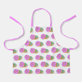 Donuts roze muntgroene bakkerij schort (Voorkant)