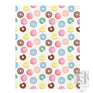 Donuts Scrapbook Papier